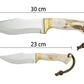 2 Stück Hirschgeweih Jagdmesser Set Personalisiert (Dh115)