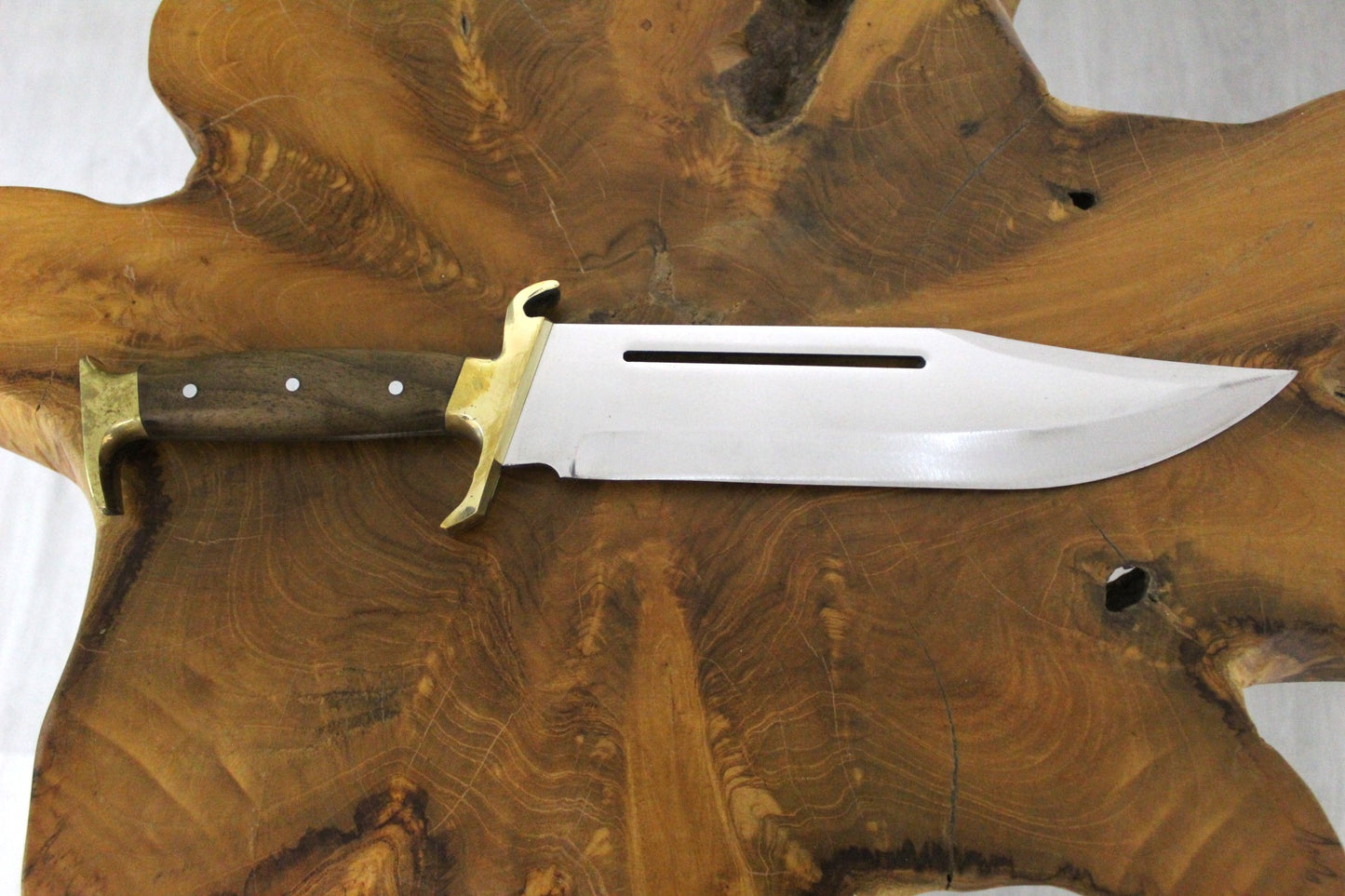Handgefertigtes Jagdmesser mit Lederscheide Personalisiert