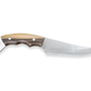 Handgefertigtes Bushcraftmesser mit Lederscheide Personalisiert