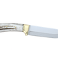 Personalisiertes Jagdmesser Hirschgeweih und Messing Griff (Dh033)