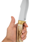 2 Stück Hirschgeweih Jagdmesser Set Personalisiert (Dh115)