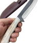 10" Hirschgeweih Griff Bushcraft Jagdmesser Personalisiert