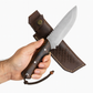 9.8 "Handgefertigtes Outdoor Messer mit Scheide Personalisiert