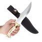 12 "Hirschhorn Bowie Jagdmesser Personalisiert