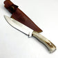 Hirschgeweih Bushcraft Messer Personalisiert mit Etui