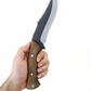 12,6 "professionelles Jagdmesser mit Walnussholz Griff Personalisiert
