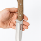 Handgemachtes Jagdmesser Personalisiert mit Lederscheide
