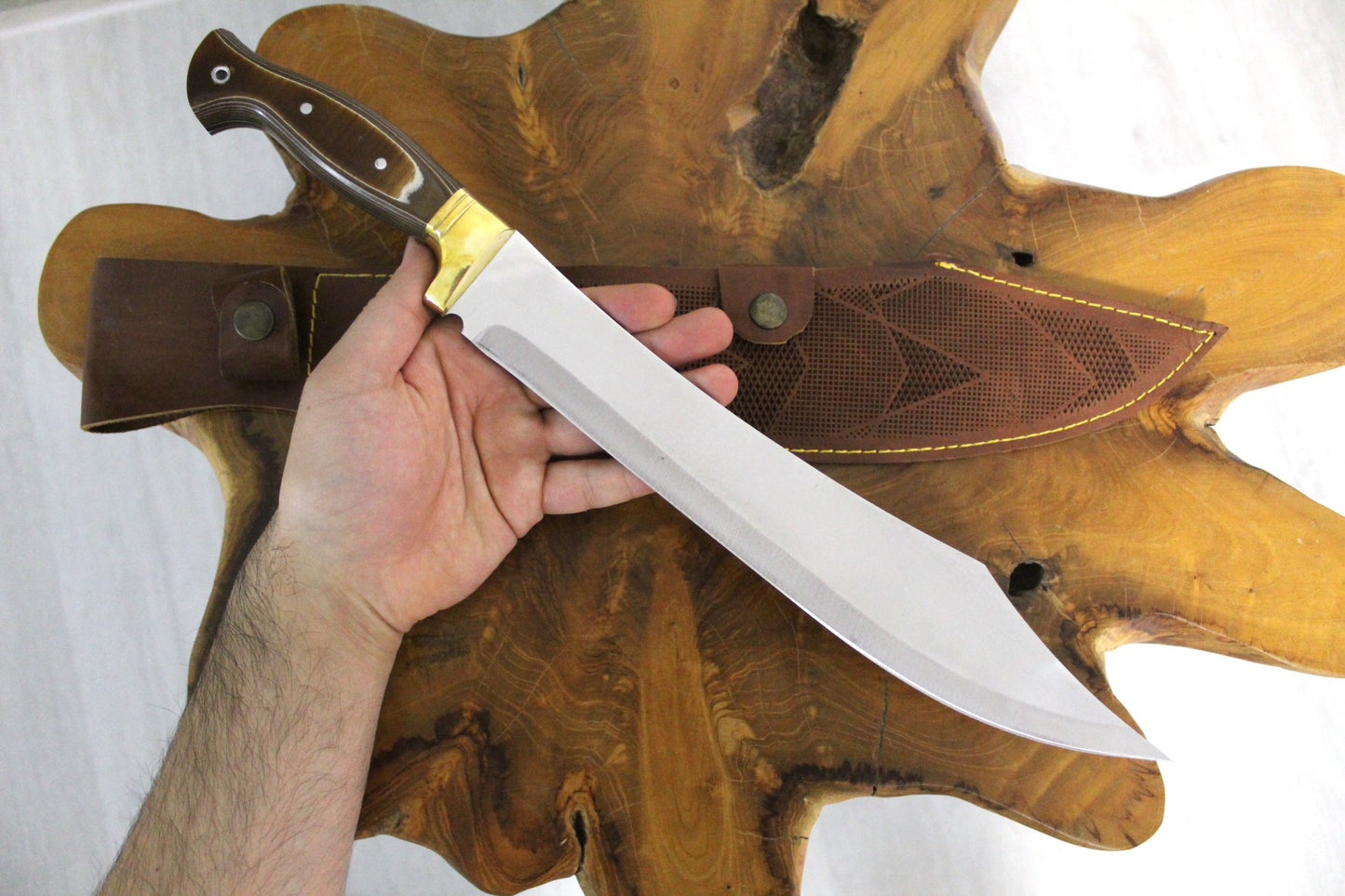 17 "Personalisiertes Werzalit Griff Machete Messer