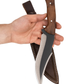 12,6 "professionelles Jagdmesser mit Walnussholz Griff Personalisiert