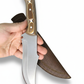 "12"" personalisiertes Jagdmesser Werzalit Griff