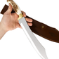 17 "Personalisierte Hirschgeweih Griff Machete Messer