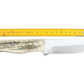 Hirschhorngriff 24,5 cm, personalisiertes Bushcraft Jagdmesser