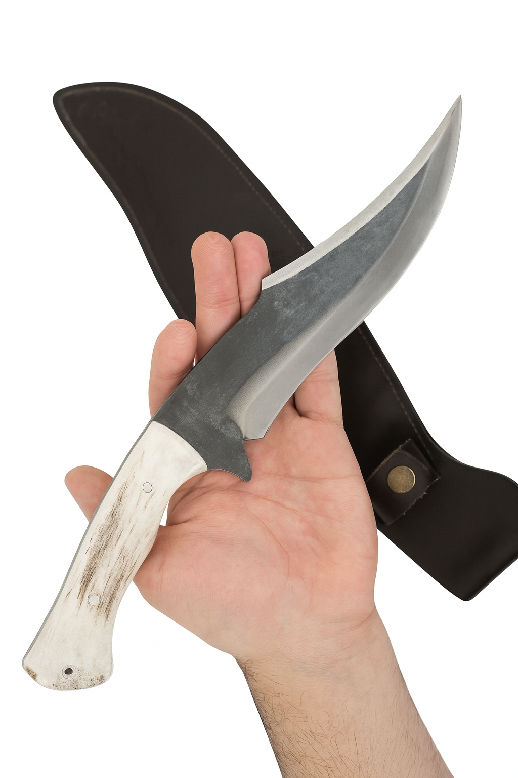 12,6 " Jagdmesser Hirschgeweih Griff Personalisiert