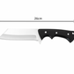 10 "Handgefertigtes Personalisiertes Tanto-Messer mit Lederscheide