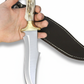 12 " Bowie Jagdmesser  Personalisiertes Hirschgeweihmesser
