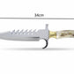 Hirschgeweih Griff Jagdmesser  Personalisiert