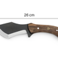 Handgemachtes Walnussholz Tracker Messer mit Scheide