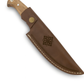 Personalisiertes Wikinger Messer mit Lederscheide