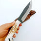Handgemachte Hirschgeweih Griff Bushcraft Messer Personalisiert