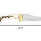 10 "Bowiemesser Jagdmesser Personalisiert Hirschgeweih Griff