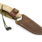 Handgefertigtes 10-Zoll-Walnussgriff-Bushcraft-Messer Personalisiert