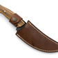 Personalisiertes Handgefertigtes Holzgriff Jagdmesser mit Scheide