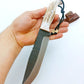 Handgemachte Hirschgeweih Griff Bushcraft Messer Personalisiert