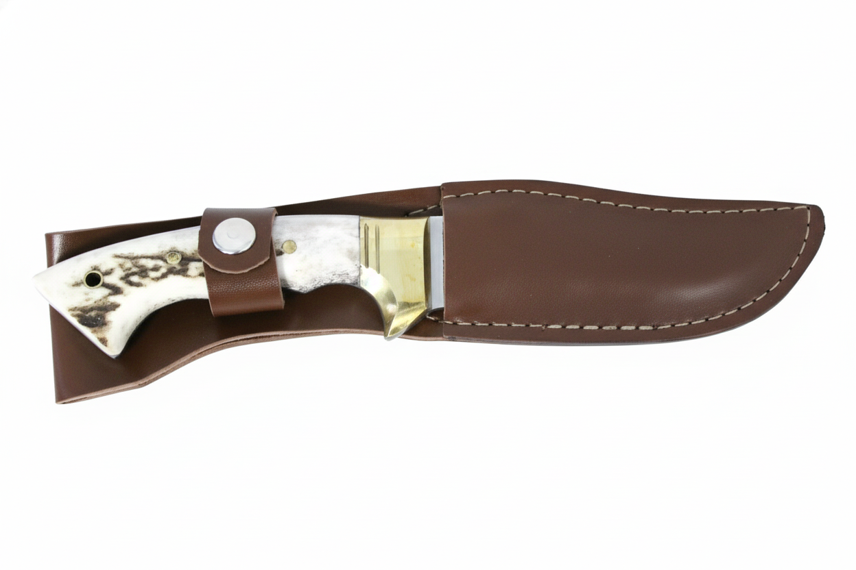 10 "Bowiemesser Jagdmesser Personalisiert Hirschgeweih Griff