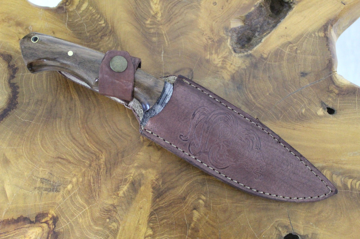10 "personalisiertes handgeschmiedetes Jagdmesser