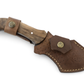 Handgemachtes Walnussholz Tracker Messer mit Scheide