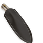 Personalisiertes Jagdmesser Hirschgeweih und Messing Griff