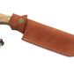 Handgemachtes Jagdmesser Personalisiert mit Lederscheide
